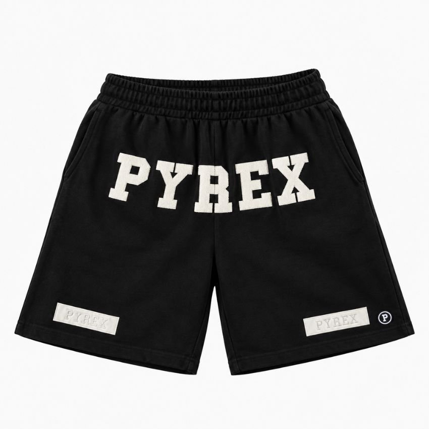 Pyrex Tears Shorts Black